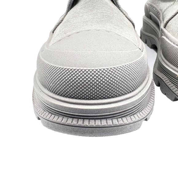 Free People Camp Out Canvas Lace Up Boots Size 39 - Picture 8 of 15